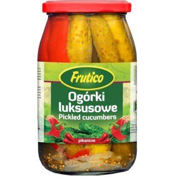 Frutico Ogorki Konserwowe Luksusowe900g Sako Market