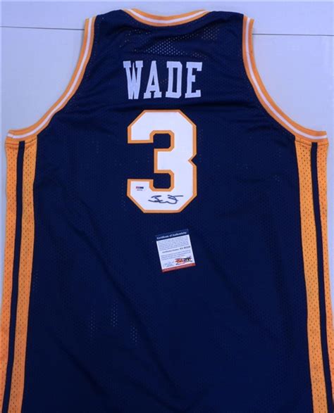 Lot Detail - Dwyane Wade Autographed Marquette Jersey