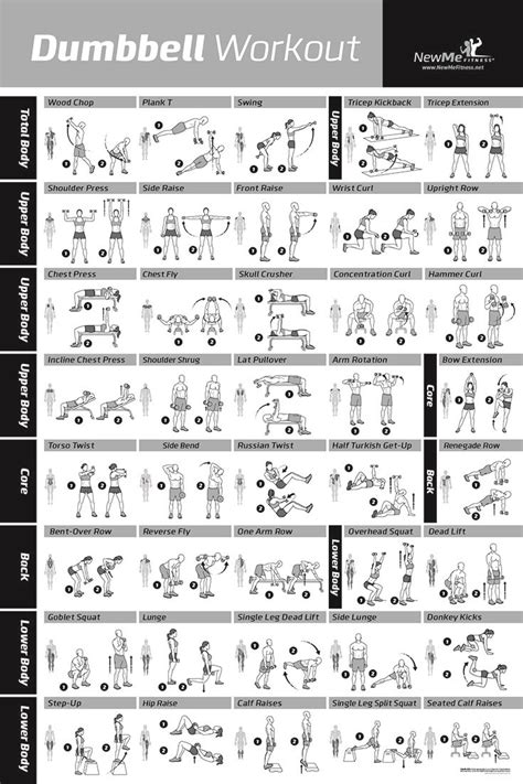 Printable Dumbbell Workout Routine