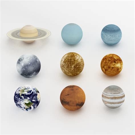 solar system  models   turbosquid