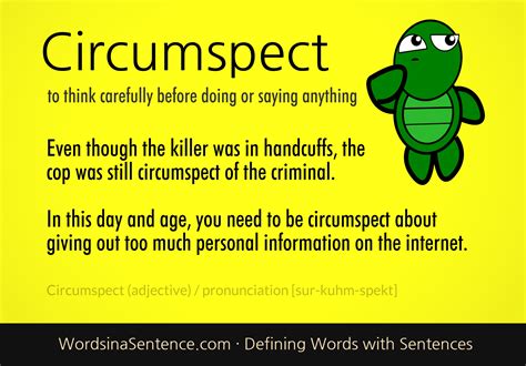 Circumspect In A Sentence Words In A Sentence