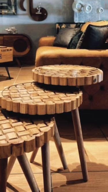 wooden coffee table