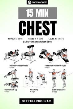 15 Minute Chest Workouts For Men Quick Gains Chest Workout For Men