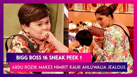 Bigg Boss 16 Sneak Peek 1 Oct 31 2022 Abdu And Nimrits Romantic