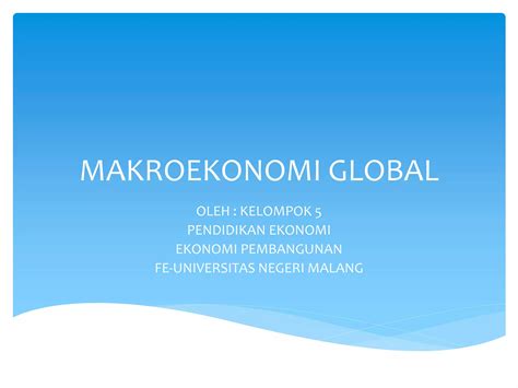 Ekonomi Global Ppt