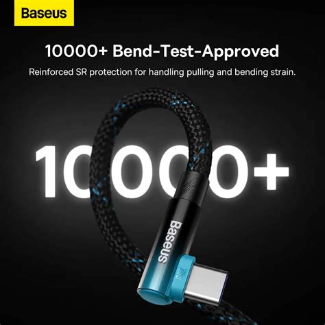 Baseus Mvp Elbow Shaped Fast Charging Data Cable Usb To Type C W