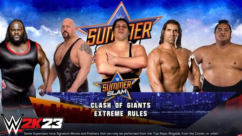 WWE 2K23 Giants Elimination Championship Match Big Show Vs Mark