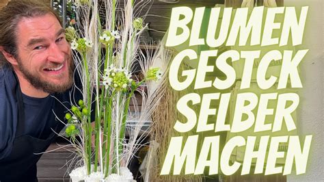 Exklusives Blumengesteck In Weiss Selber Machen Floristik Anleitung