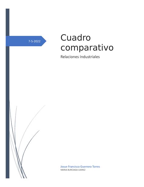Actividad 9 De Relaciones Industriales 7 5 Josue Francisco Guerrero