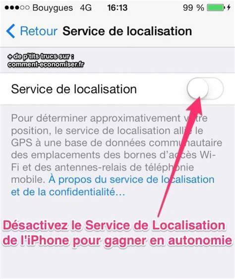 Le Truc Pour Conomiser La Batterie Iphone En D Sactivant La