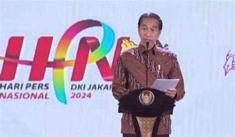 Media Center HPN 2024 Ini Pesan Presiden Joko Widodo