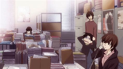 At The Office Sekaiichi Hatsukoi Shungiku Nakamura Anime Funny Anime