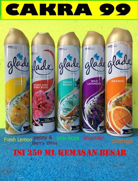 Jual GLADE Aerosol Spray Pengharum Ruangan Aneka Aroma ISI 350 Ml Di