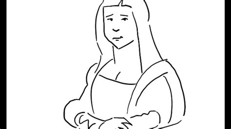 How To Draw Mona Lisa Step By Step