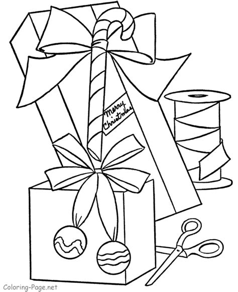 Christmas Present Coloring Pages 33 Printable For Free Download