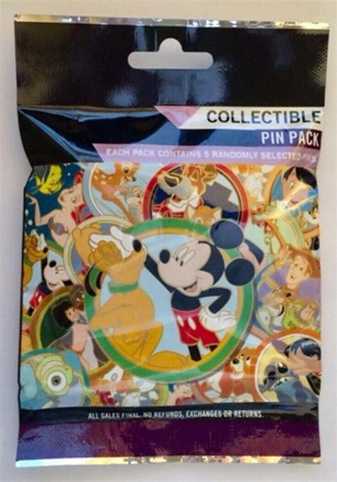 New Disneys Best Friends Collectible Mystery 5 Pin Pack 2067475221