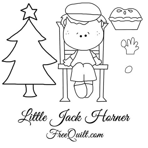 Little Jack Horner Page Coloring Pages