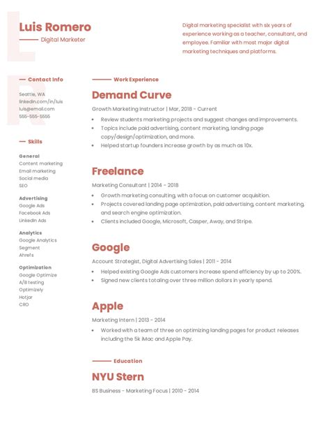 Linkedin Resume Builder Pdf Templates Takes Mins