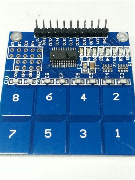 Ttp Channel Capacitive Touch Sensor Module Rajiv Electronics