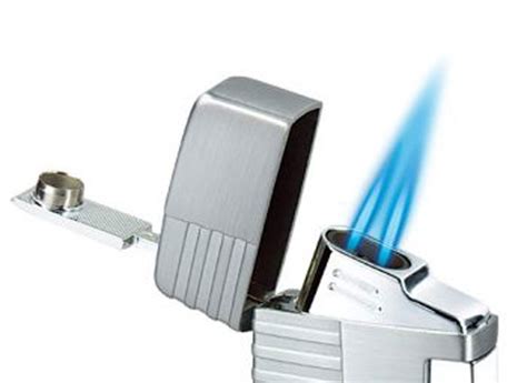 Vector V Force Chrome Satin Cigar Lighter