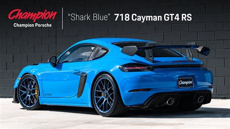 Champion Porsche Cayman Gt Rs In Shark Blue Youtube