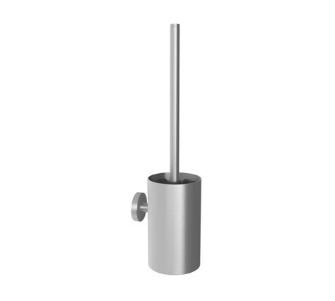 Genwec Wall Mounted Toilet Brush Stainless Steel Brushed