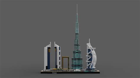 LEGO Architecture 2020 - Dubai 3D model | CGTrader