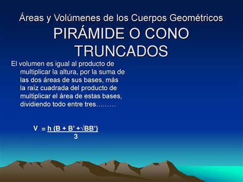 Reas Y Vol Menes De Los Cuerpos Geom Tricos Ppt Descargar