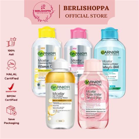 Jual Garnier Micellar Water Ml Ml Pink Blue Salicylic Bha