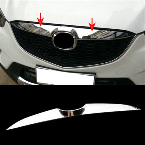 Chrome Front Hood Grille Upper Moulding Panel Trim For Mazda CX 5 CX5