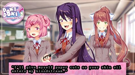 Yuri Gets Spicy With Our Pen Doki Doki Literature Club Plus