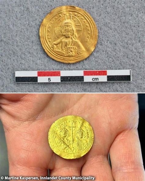 An Ancient 1 000 Year Old Byzantine Gold Coin Unearthed In The