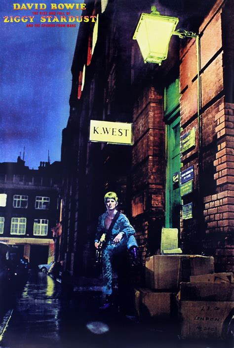 Ziggy Stardust Album Cover, David Bowie Poster