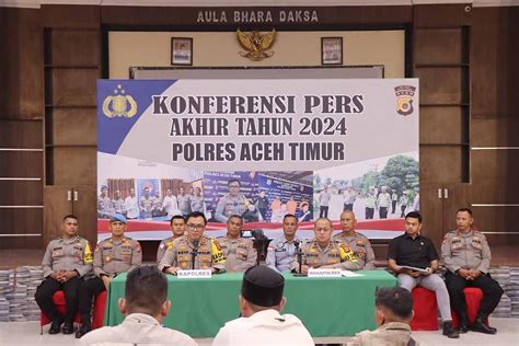 Polres Aceh Timur Tangani 796 Kasus Sepanjang 2024 ANTARA News Aceh