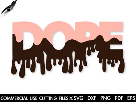 Dope Svg Melting Chocolate Svg Afro Svg Dope Drip Svg Etsy Hong Kong