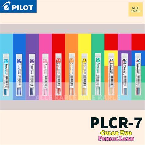 Pilot Color Eno Mechanical Pencil Lead Refill 0 7mm PLCR 7 Alle