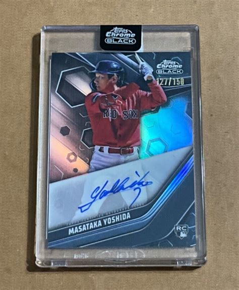 Topps Chrome Black Masataka Yoshida Autograph Rookie Refractor