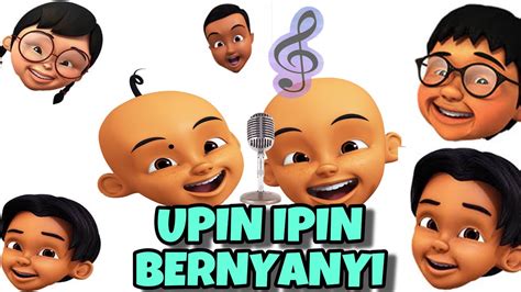 Upin Ipin Nyanyi Lagu Bom Bom Song Youtube