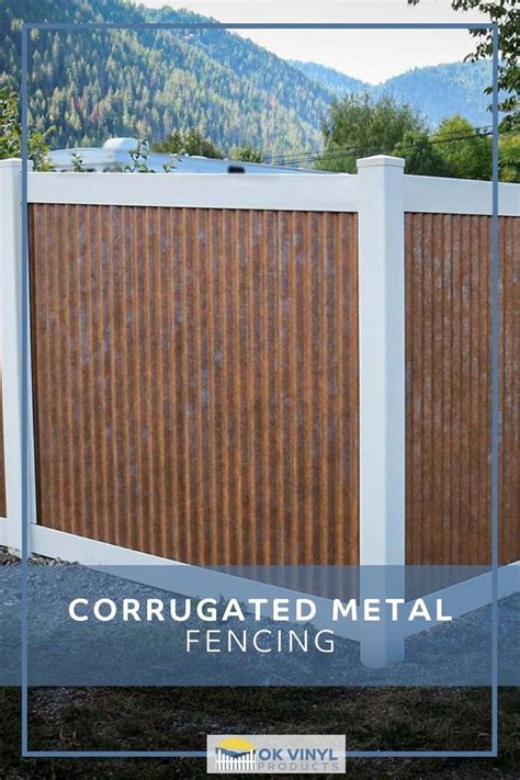 Corrugated Metal Fence Ideas in 2024 | Corrugated metal fence ...