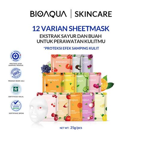 Bioaqua Sheet Mask Pcs Brightening Moisturizing Skin Care Hydrating