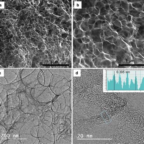 Micrographs Of Agna A B Sem C Tem D Hrtem With Inset Line