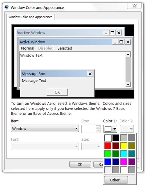 Winapi How To Detect When Changes Are Made To The Windows Color And