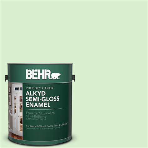 Behr Gal A Seafoam Spray Semi Gloss Enamel Alkyd Interior