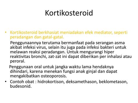 Ppt Obat Pada Gangguan Sistem Pernafasan Dan Astma Powerpoint