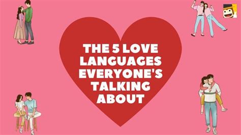 The 5 Love Languages Everyones Talking About By Ling Learn Languages