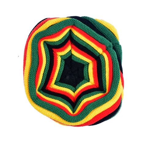 Winter Hip Hop Bob Jamaican Cap Rasta Reggae Hat Multi Colour Striped