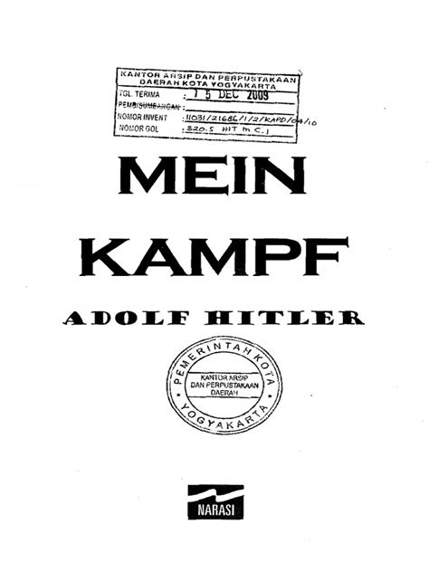 Mein Kampf Perjuanganku Bahasa Indonesia Pdf