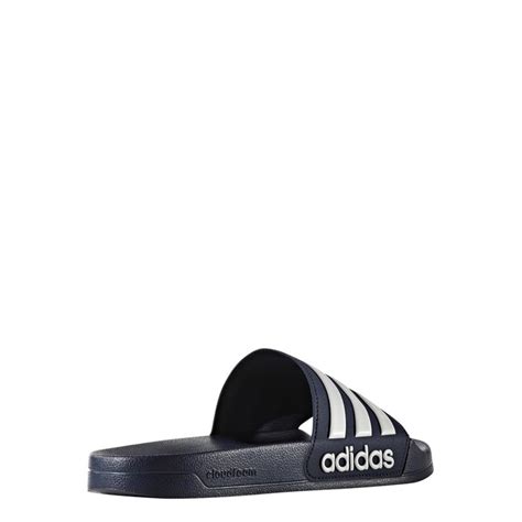 Buy Adidas Mens Adilette Cloudfoam Slides Collegiate Navyfootwear