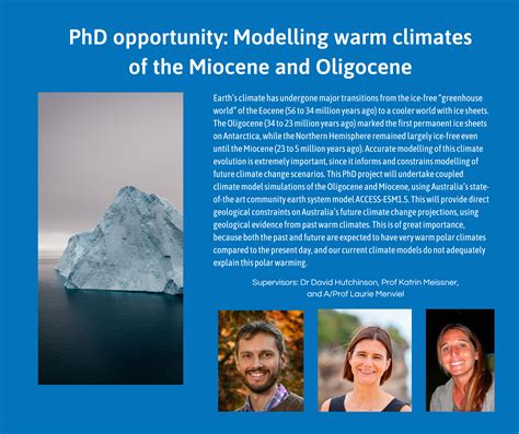 The Arc Centre Of Excellence For Climate Extremes Phd Opportunity