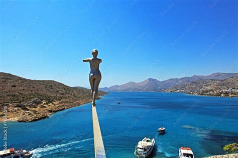 Spinalonga Island with Medieval Fortress, Crete Stock Photo | Adobe Stock